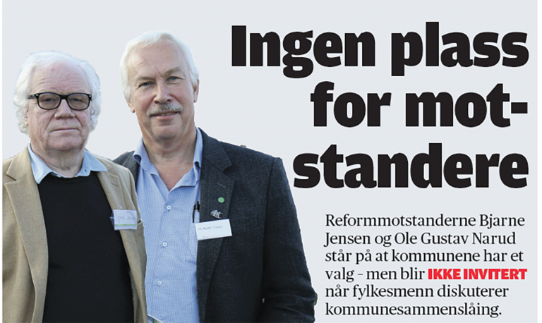 Ingen plass for motstand? Et skråblikk fra webredaktøren