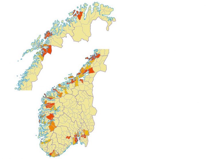 Regjeringen har med press og tvang slått sammen 121 kommuner