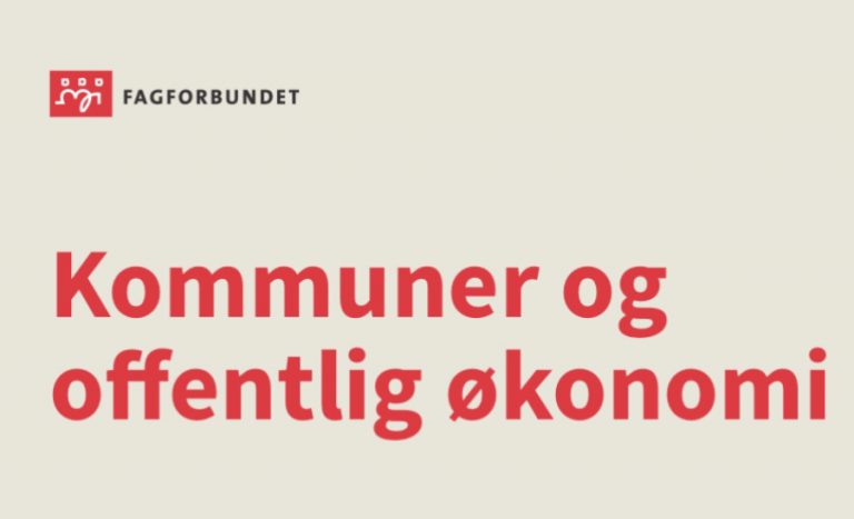 Fagforbundet: Samlet sett vil flere kommuner få store utfordringer i 2019