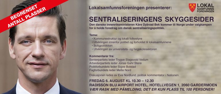 Men Danmark desentraliserer…!