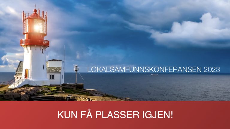 PROGRAM/PÅMELDING: Lokalsamfunnskonferansen 9-10 januar 2023